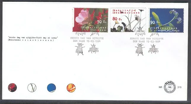 3138 - Nederland fdc nvphnr. 319 onbeschreven - 0