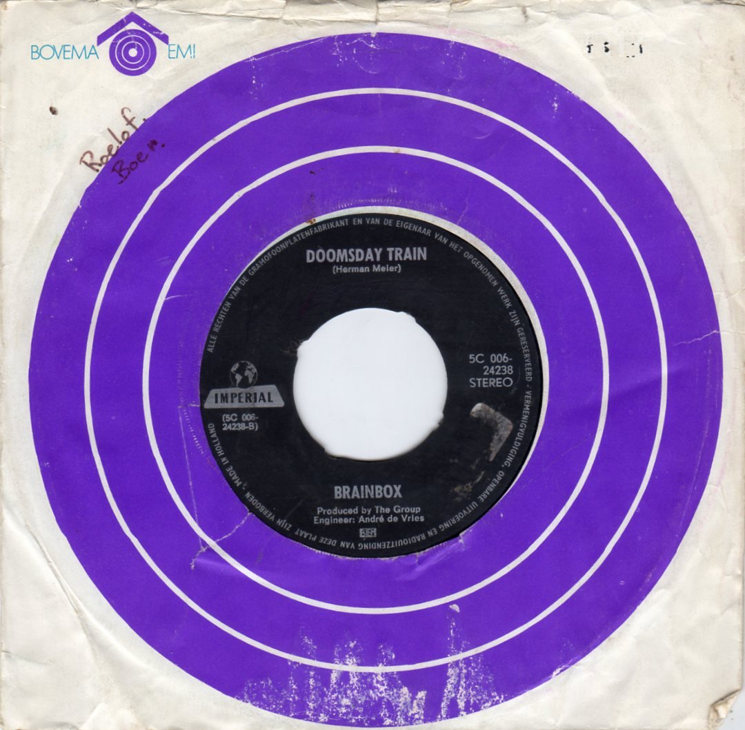 Brainbox – Good Morning, Day / Doomsday Train (1970) - nr. 1