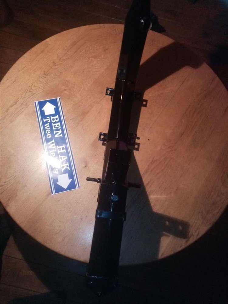 Frame Gilera Citta SPLINTER NIEUW ZWART Compleet - Afbeelding 4