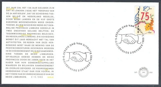 3109 - Nederland fdc nvphnr. 268 onbeschreven - 0