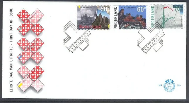 3072 - Nederland fdc nvphnr. 229 onbeschreven - 0