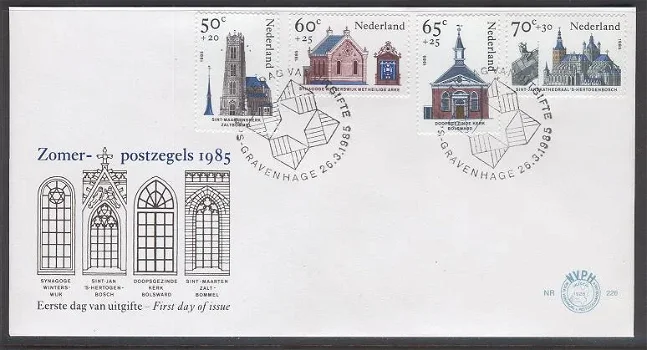 3068 - Nederland fdc nvphnr. 226 onbeschreven - 0