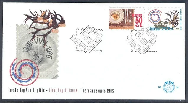 3067 - Nederland fdc nvphnr. 225 onbeschreven - 0