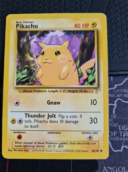 Pikachu (YELLOW CHEEKS) 58/102 E3 Promo GEBRUIKT - 0