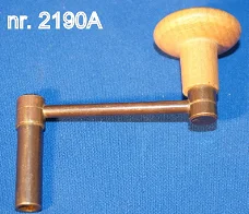 2190A - 9 = 4,50 mm. Messing kruksleutel.