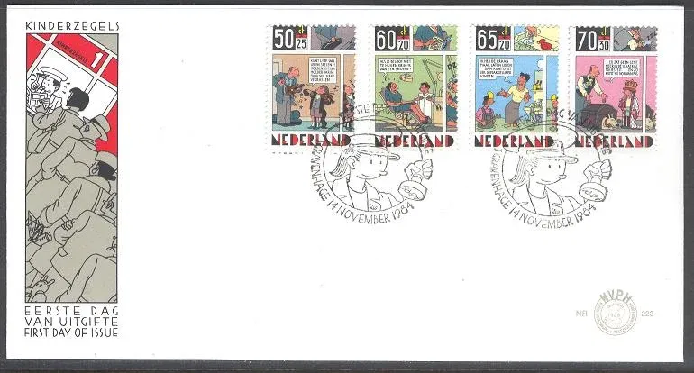 3064 - Nederland fdc nvphnr. 223 onbeschreven - nr. 1