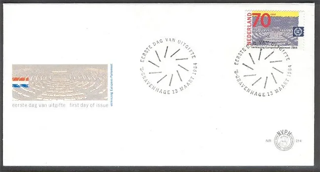 3054 - Nederland fdc nvphnr. 214 onbeschreven - 0