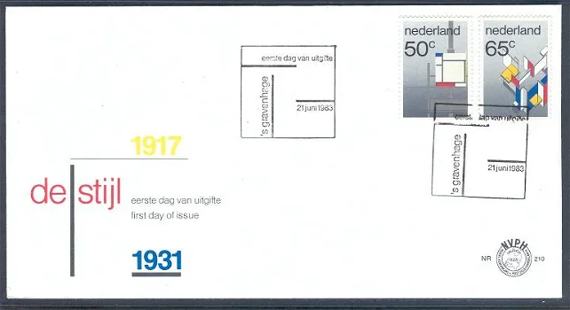 3048 - Nederland fdc nvphnr. 210 onbeschreven - 0