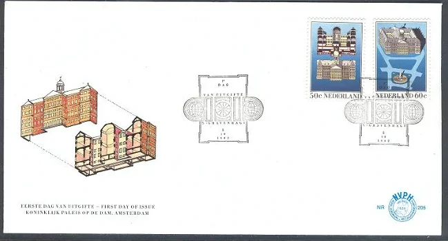 3042 - Nederland fdc nvphnr. 205 onbeschreven - 0