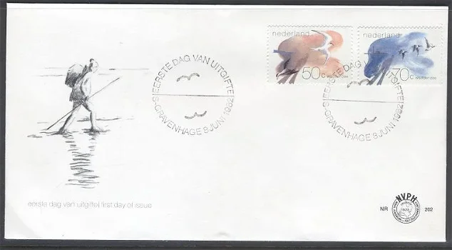 3039 - Nederland fdc nvphnr. 202 onbeschreven - 0