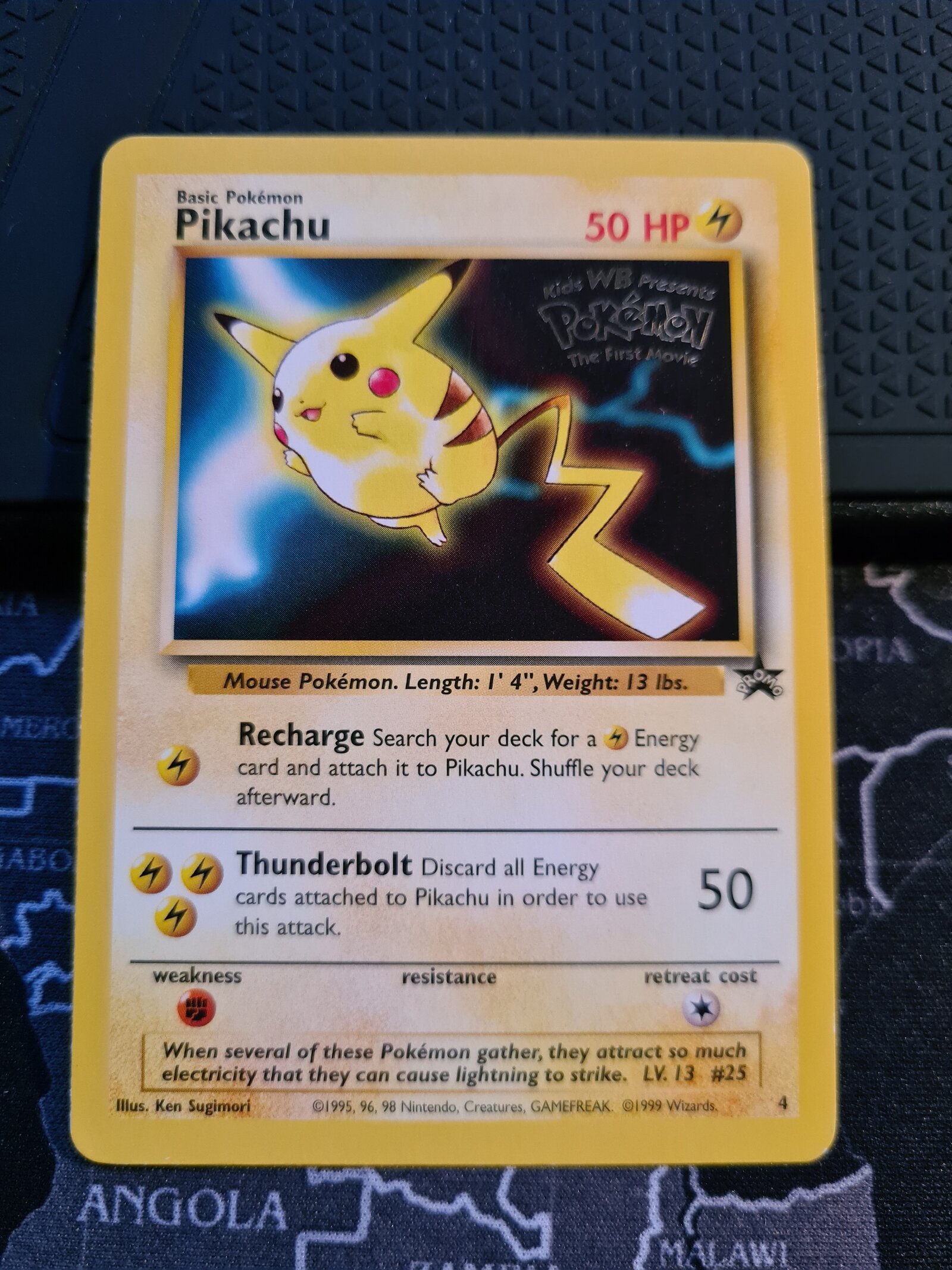 Pikachu 4 Promo (WB) Pokemon Wizards Black Star Promo nearmint - nr. 1