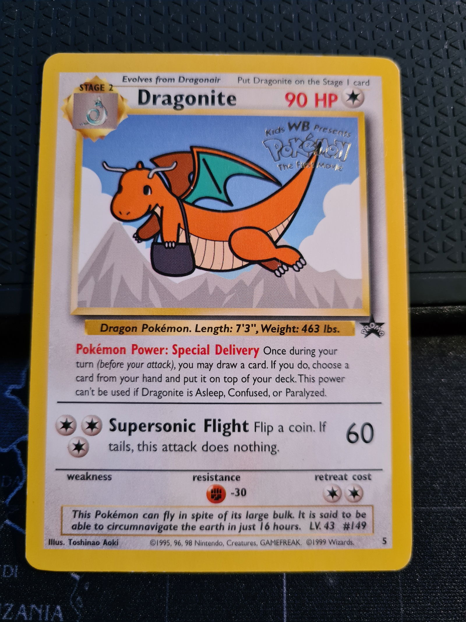 Dragonite 5 Promo (WB) Pokemon Wizards Black Star Promo gebruikt - nr. 1