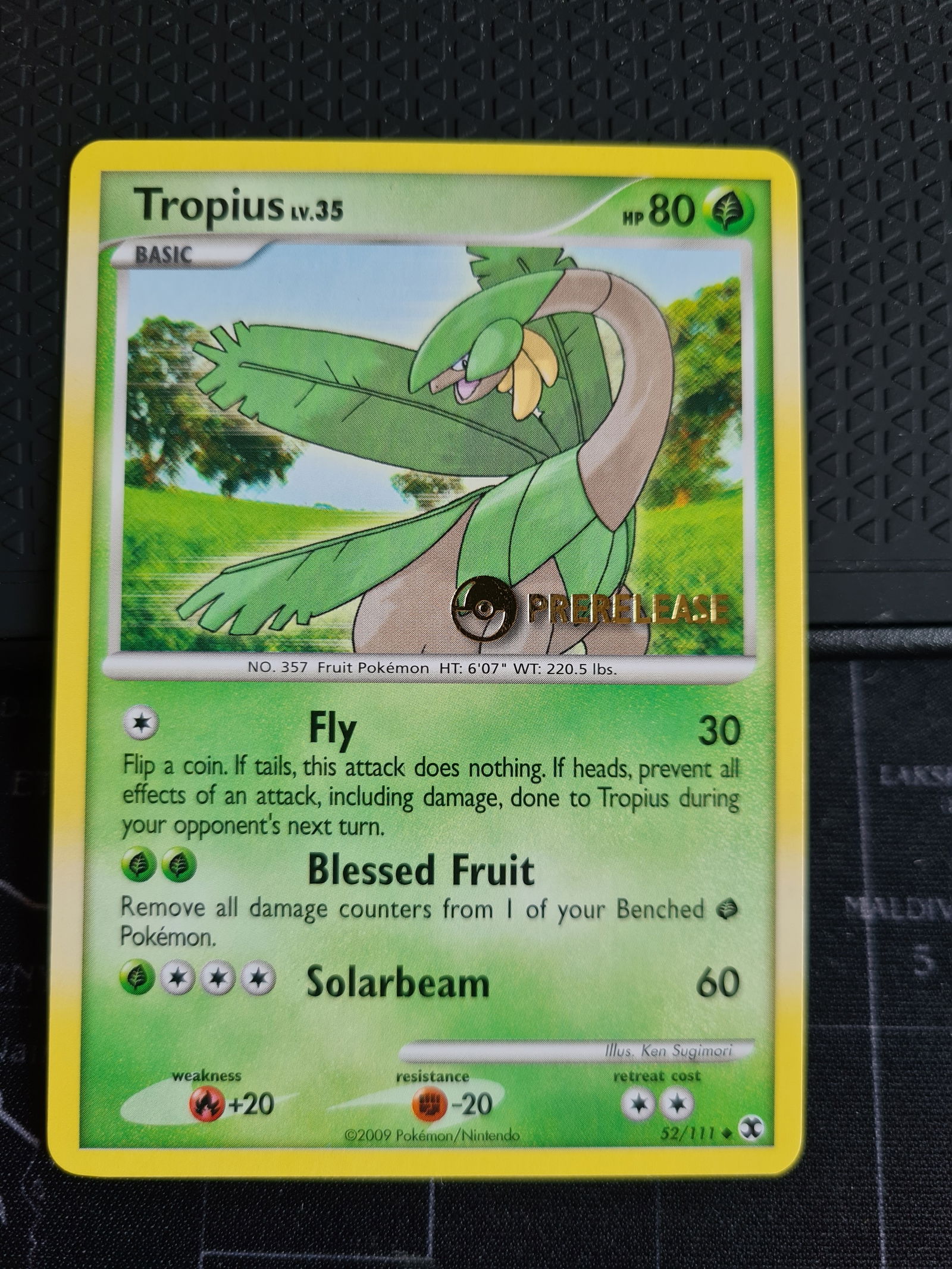 Tropius 52/111 Pre-Release Promo - nr. 1