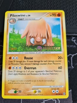 Piloswine 46/100 (Staff) Pre-Release Promo - 0