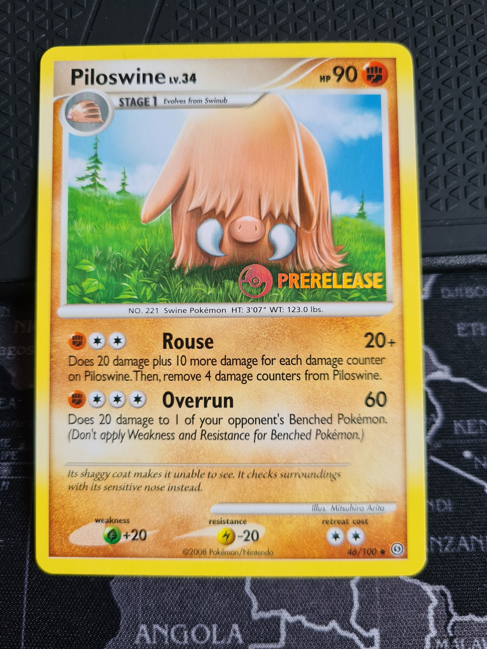 Piloswine 46/100 Pre-Release Promo - nr. 1