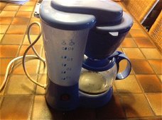Koffiezet apparaat - 1 liter - kleur: blauw 