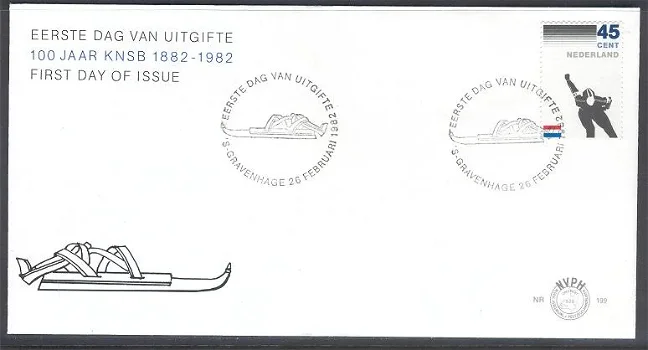 3036 - Nederland fdc nvphnr. 199 onbeschreven - 0