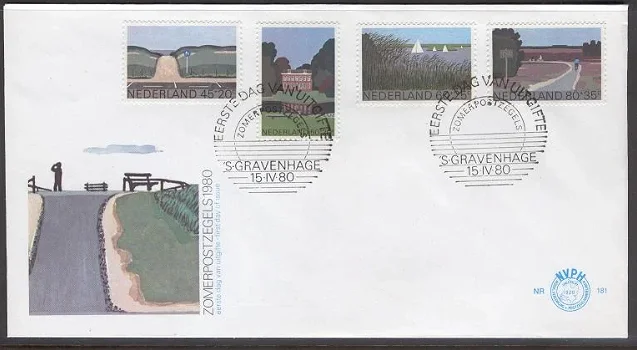 3016 - Nederland fdc nvphnr. 181a onbeschreven - 0