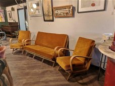 Vintage lounge set uit de jaren 1950 geheel origineel