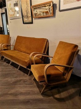 Vintage lounge set uit de jaren 1950 geheel origineel - 1