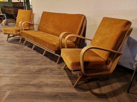 Vintage lounge set uit de jaren 1950 geheel origineel - 2