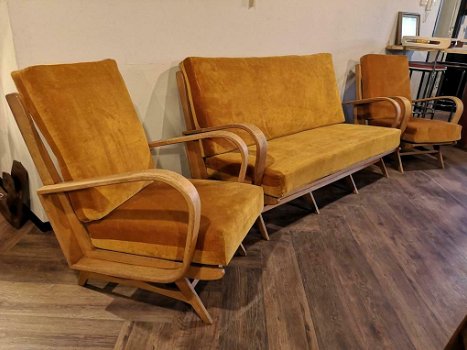 Vintage lounge set uit de jaren 1950 geheel origineel - 4
