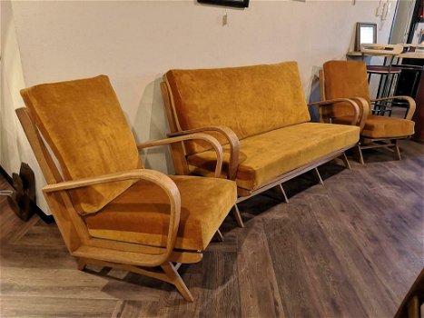 Vintage lounge set uit de jaren 1950 geheel origineel - 5