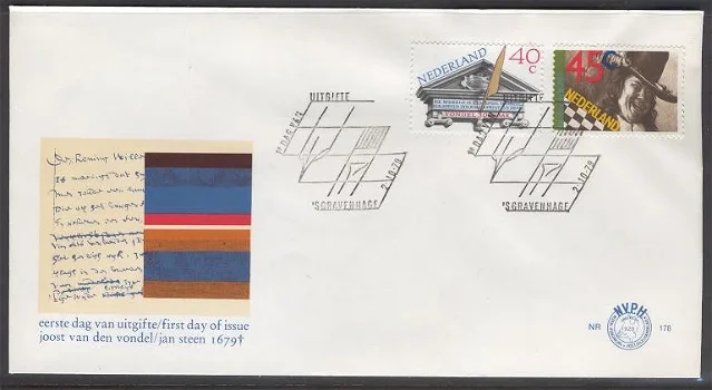 3012 - Nederland fdc nvphnr. 178 onbeschreven - 0