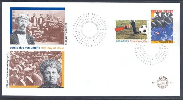 3011 - Nederland fdc nvphnr. 177 onbeschreven - 0