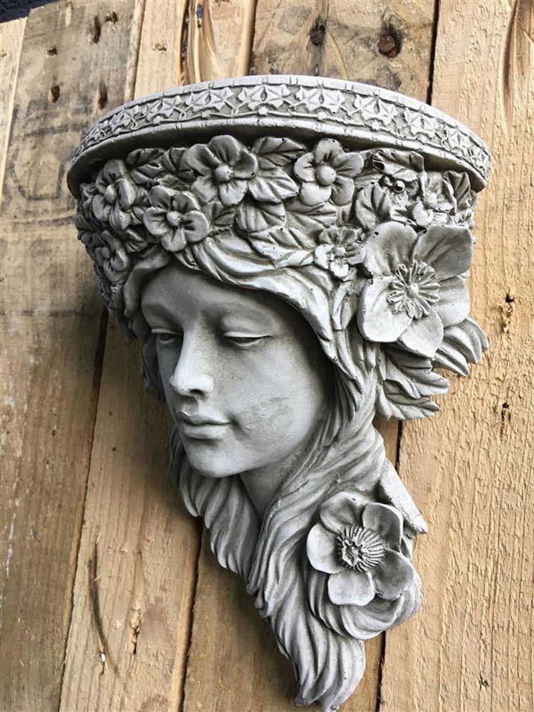 1 wandrelief-console-Vrouw van de Jugendsti-tuin-deco - Afbeelding 2