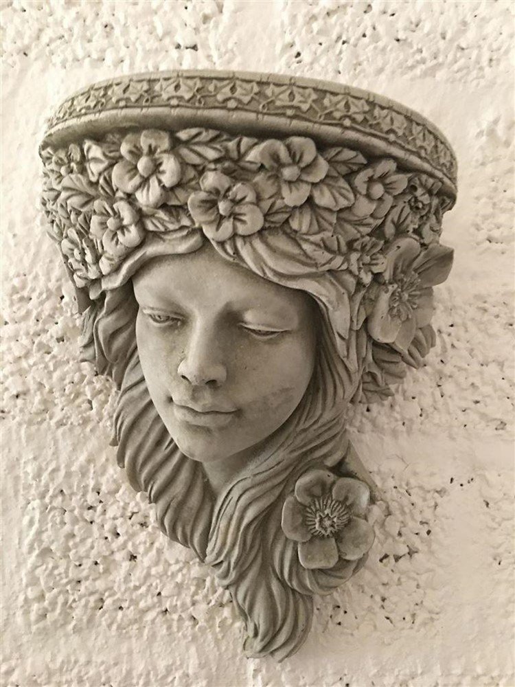 1 wandrelief-console-Vrouw van de Jugendsti-tuin-deco - Afbeelding 6