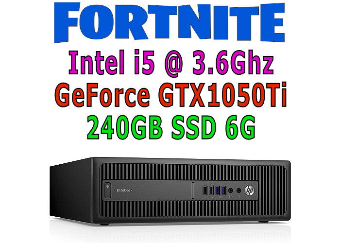 HP Game PC Intel i5 3.6Ghz 8GB DDR3 240GB SSD GeForce 1050Ti - nr. 1
