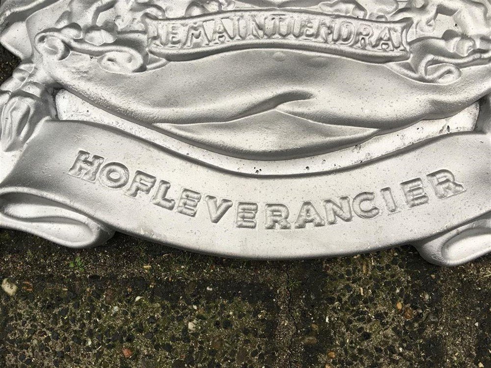 Aluminium wandornament met de spreuk- hofleverancier - Afbeelding 8