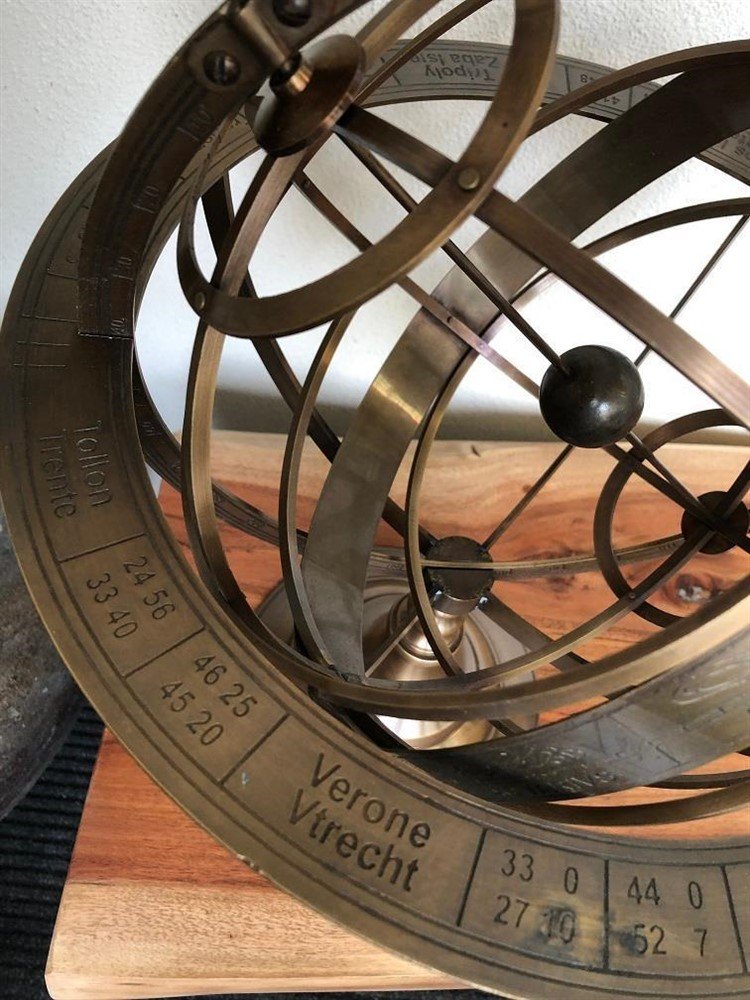 Armillaire bol Globe- klok sferische-kompas-decoratie - Afbeelding 4
