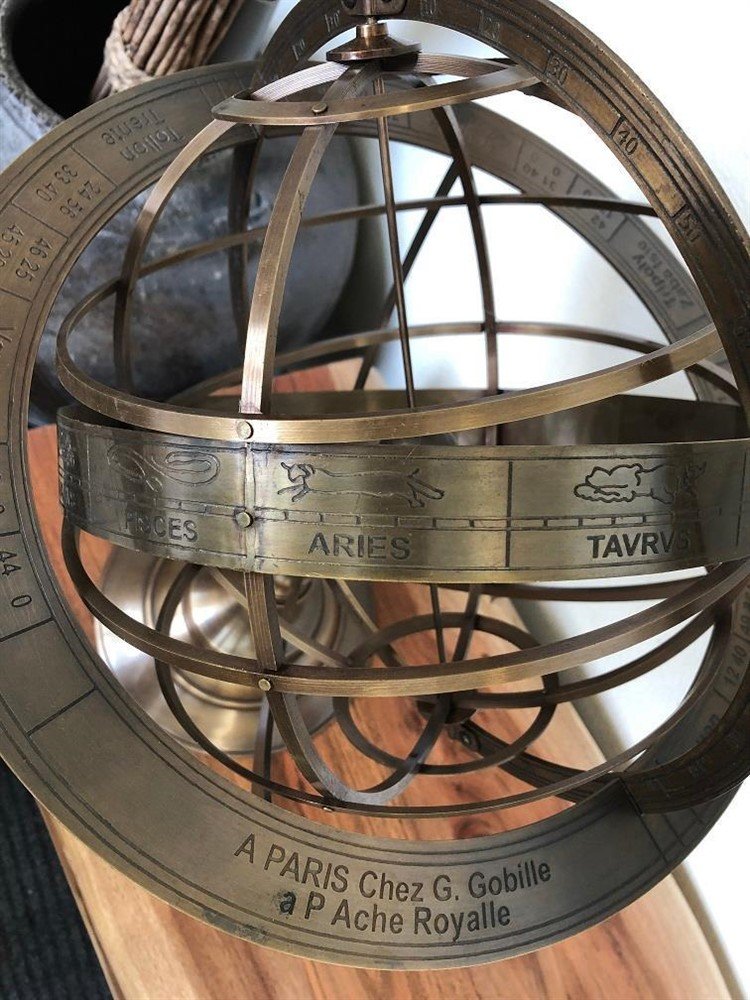 Armillaire bol Globe- klok sferische-kompas-decoratie - Afbeelding 5