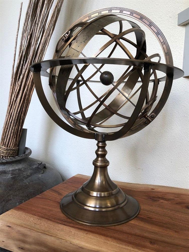 Armillaire bol Globe- klok sferische-kompas-decoratie - Afbeelding 6