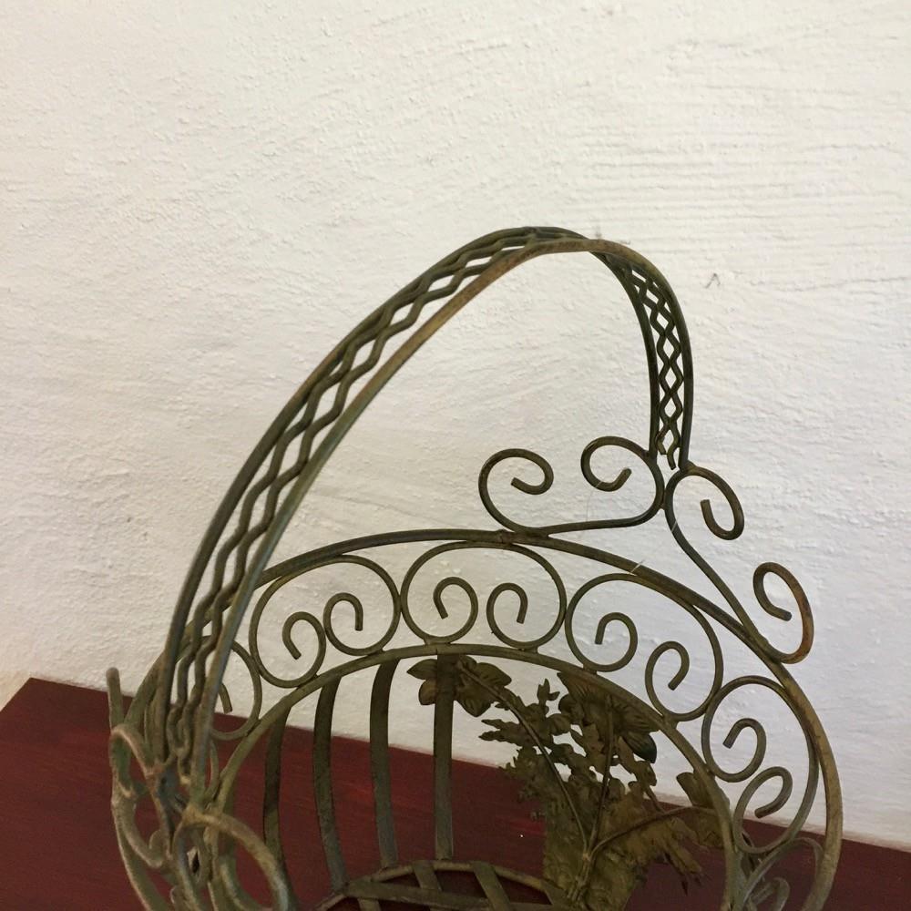Bloem metalen mand-tuin-decoratie-fruitmand-keuken - Afbeelding 5