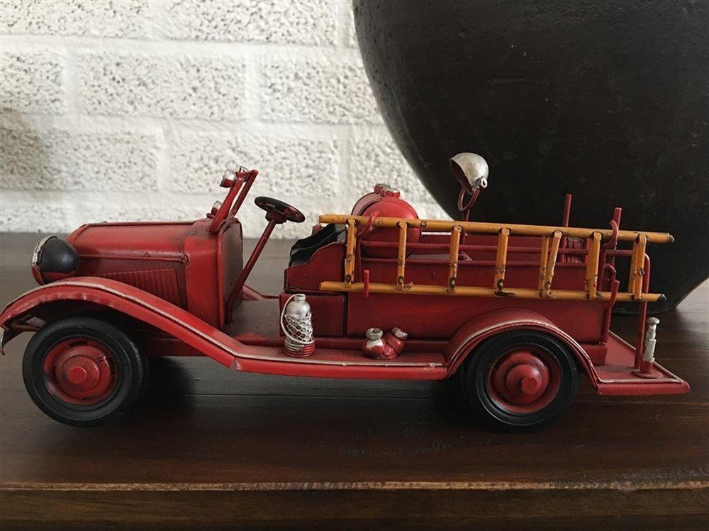 Brandweerauto slang-pomp-wagen- metaal-brandweer - nr. 1