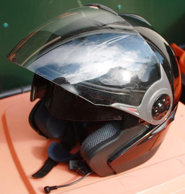 Airoh JET 55 Jethelm met zonneversier+ bluethoot Headset (Maat M) - Afbeelding 5