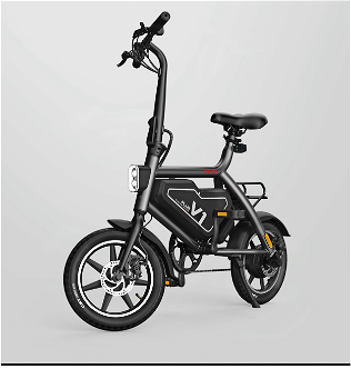 HIMO V1 Plus Portable Folding Electric Moped Bicycle 250W Motor 14 Inch - 1