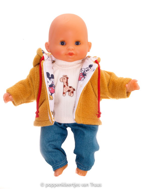 Corolle 30 cm Jongens jasje okergeel - Afbeelding 3