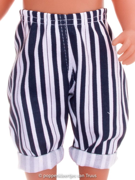 Baby Born 43 cm Jongens setje blauw/wit/streep/maritiem - Afbeelding 5