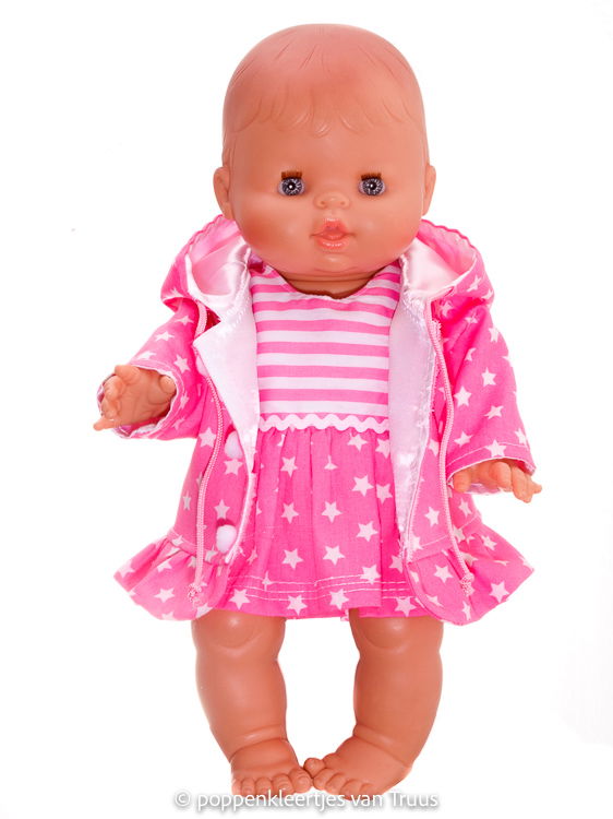 Paola Reina 34 cm Jasje roze/sterretjes - Afbeelding 3