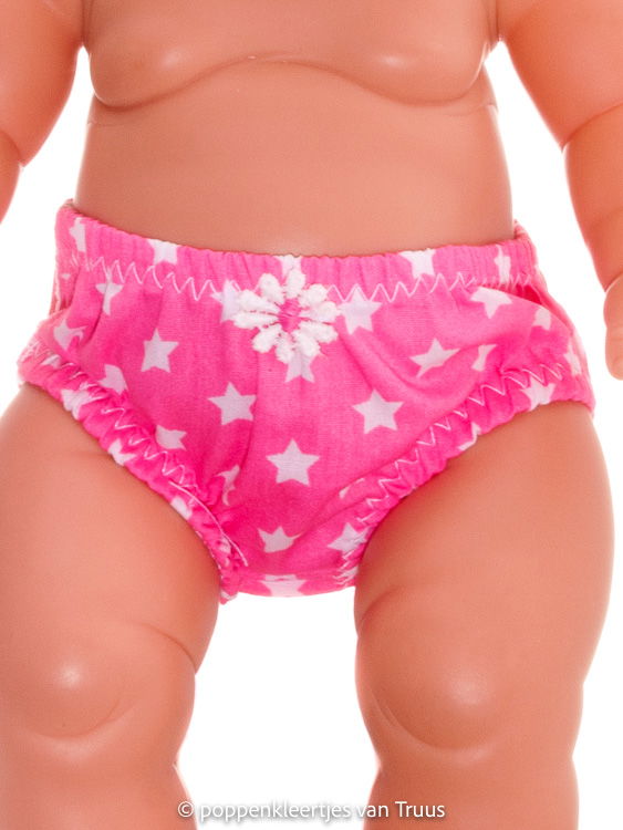 Paola Reina 34 cm Zomer setje roze/wit/streep/ster - Afbeelding 4