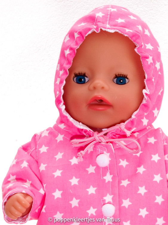 Baby Born Soft 36 cm Jasje roze/wit/sterretjes - Afbeelding 2