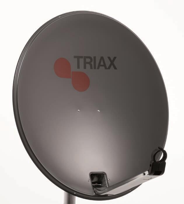 Triax satelliet schotel antenne van 64 cm, antraciet - nr. 1