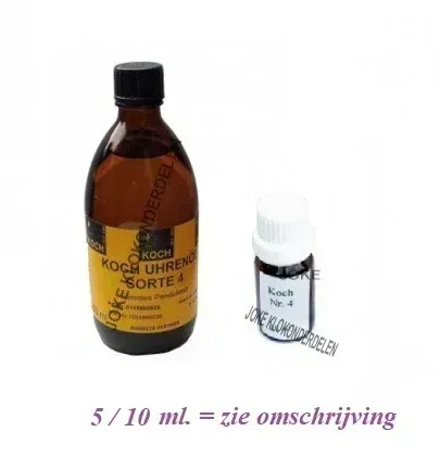 = Koch nr 4 = klokolie = 5 /10 ml.=417300 - nr. 1
