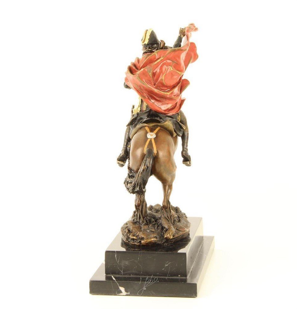 Een bronzen-gekleurd-beeld-Napoleon-paard-deco-brons - Afbeelding 3