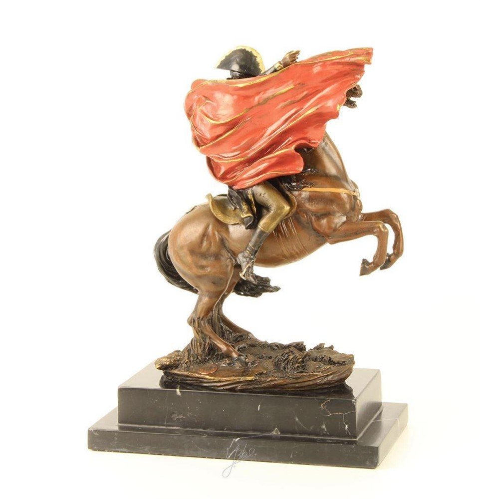 Een bronzen-gekleurd-beeld-Napoleon-paard-deco-brons - Afbeelding 5