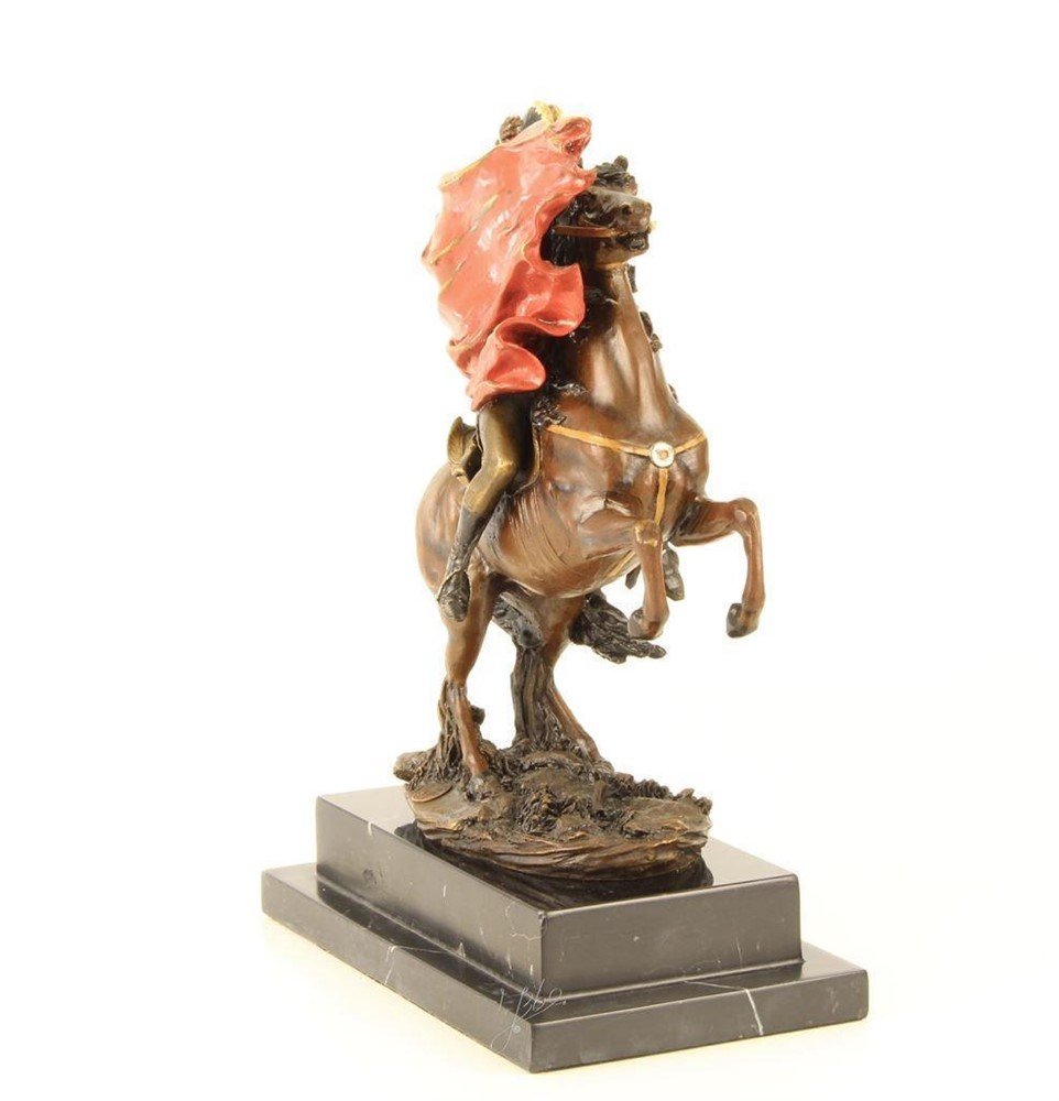 Een bronzen-gekleurd-beeld-Napoleon-paard-deco-brons - Afbeelding 6